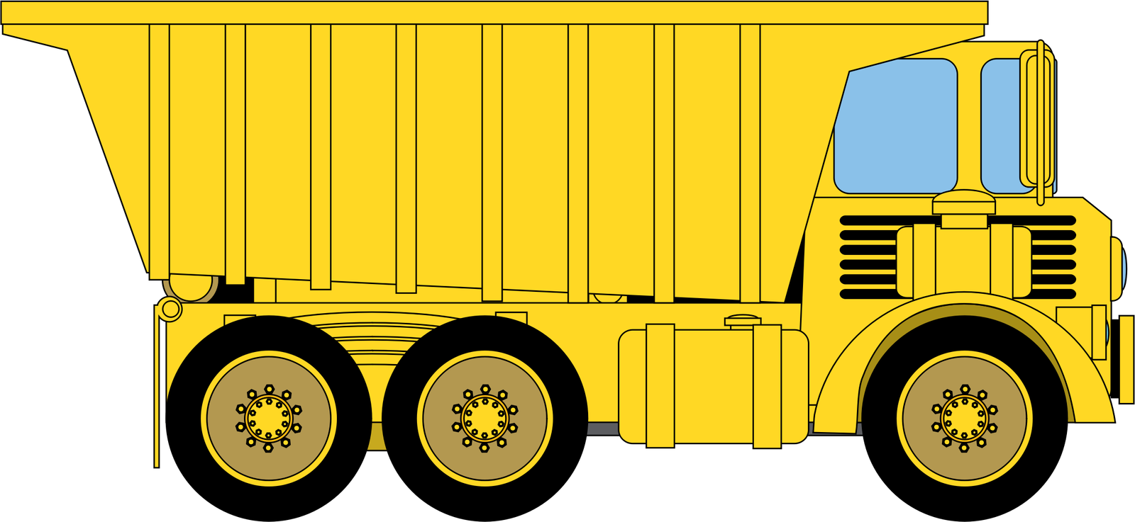 Vector Truck Dump Png HD Free Download