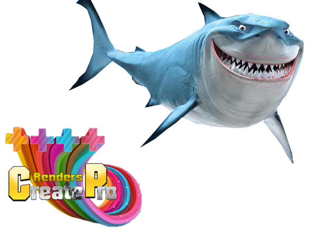 Blue Shark Nemo Png HD Free Download