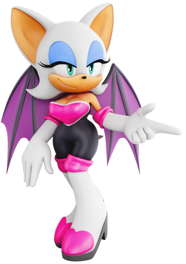 Sonic Bat Anime Rouge X The Png HD Free Download