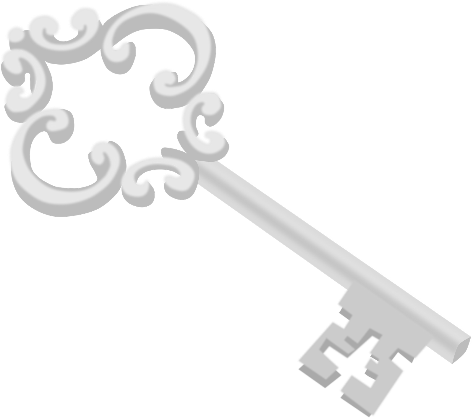 Silver Key Png HD Free Download