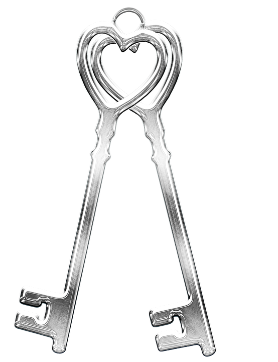 Silver Key Png HD Free Download