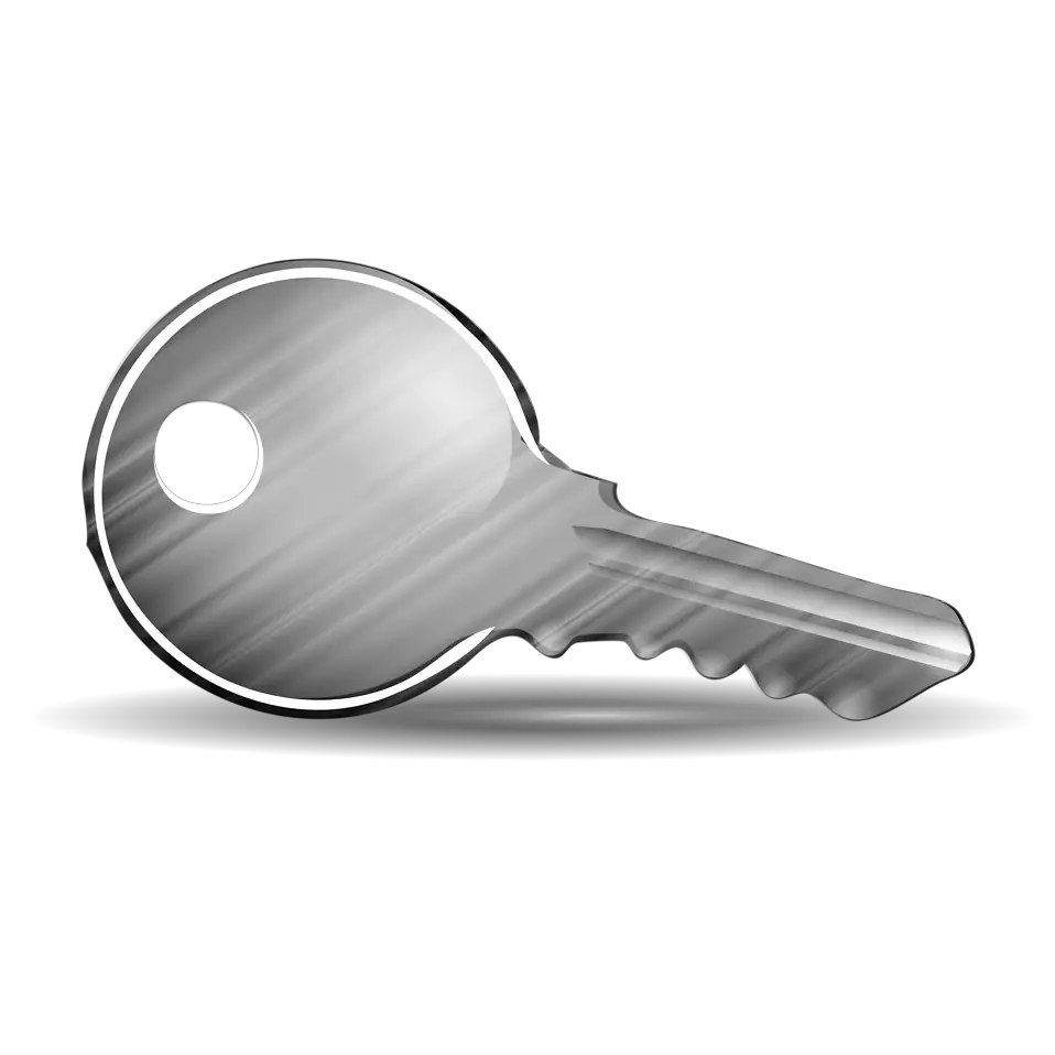 Vector Silver Key Png HD Free Download