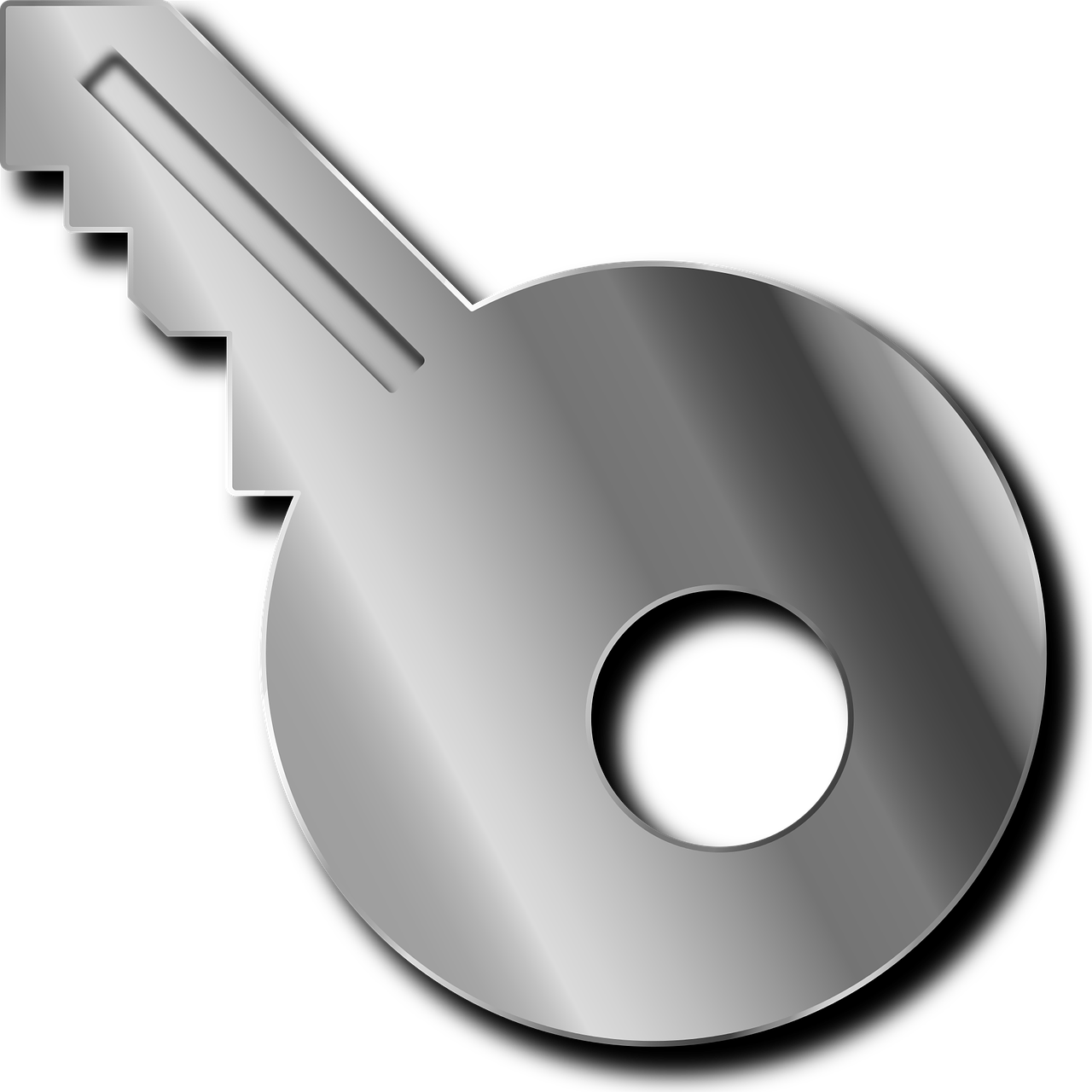 Vector Pic Silver Key Png HD Free Download