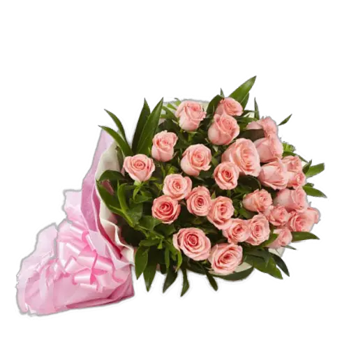 Pink Rose Flower Bunch Png HD Free Download