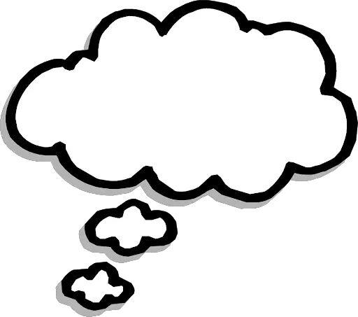 Pic Bubble Think Png HD Free Download