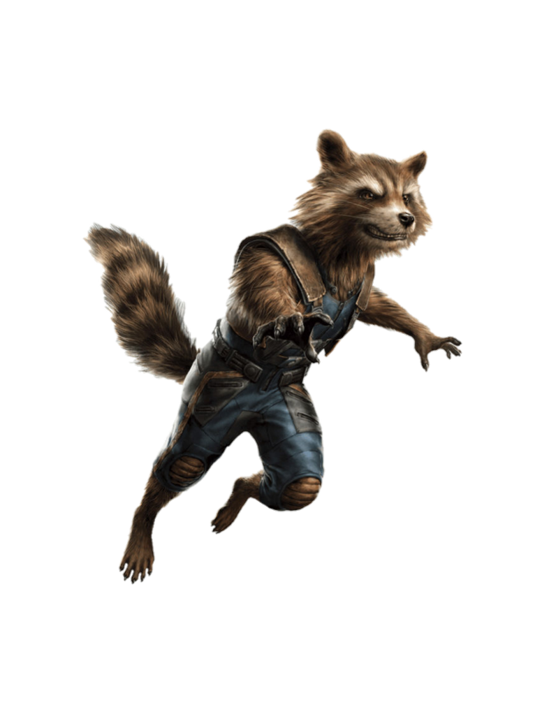 Raccoon Guardian Rocket Png HD Free Download