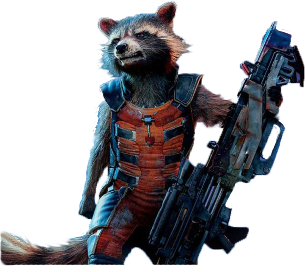 Raccoon Guardian Pic Rocket Png HD Free Download