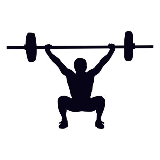 Pic Squat Silhouette Png HD Free Download