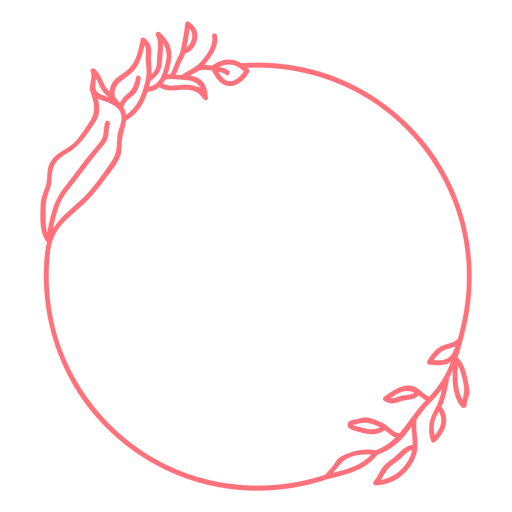 Floral Round Garland Png HD Free Download