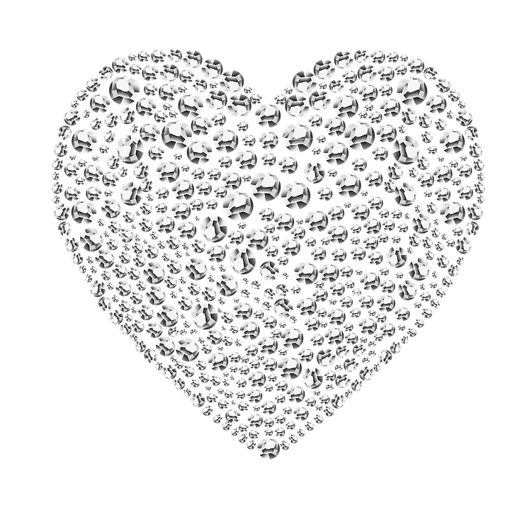 Crystal Gemstone Heart Png Hd Free Download