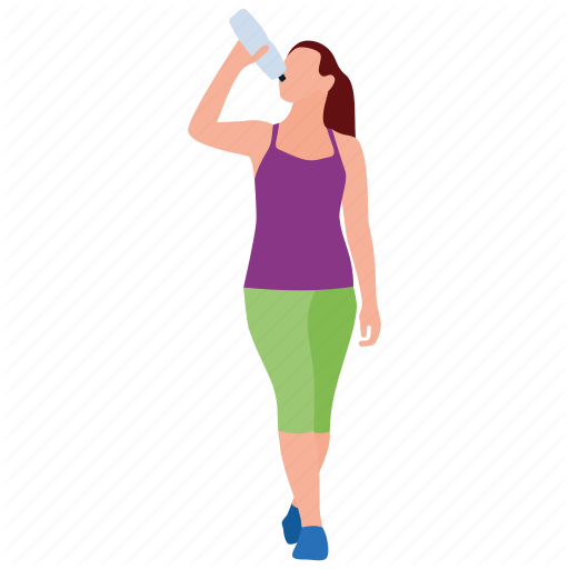 Photos Girl Vector Drinking Png HD Free Download