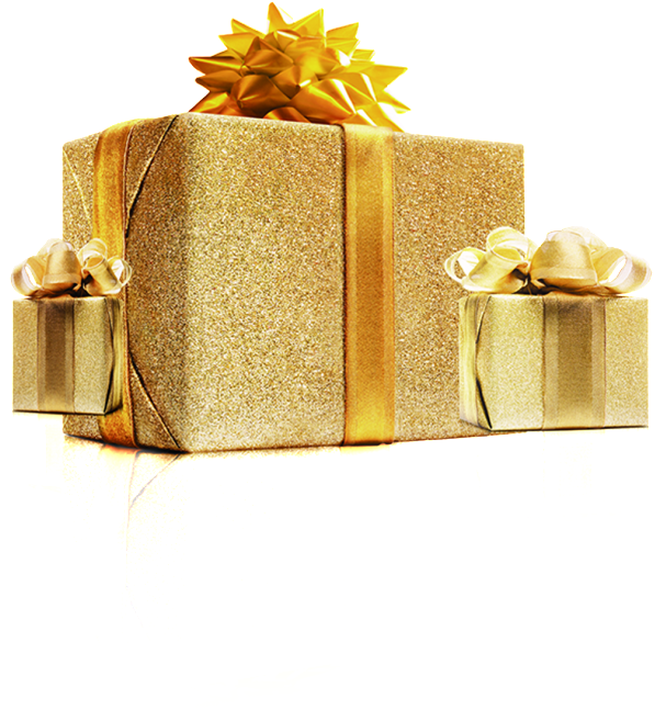 Photos Gift Gold Bow Png HD Free Download