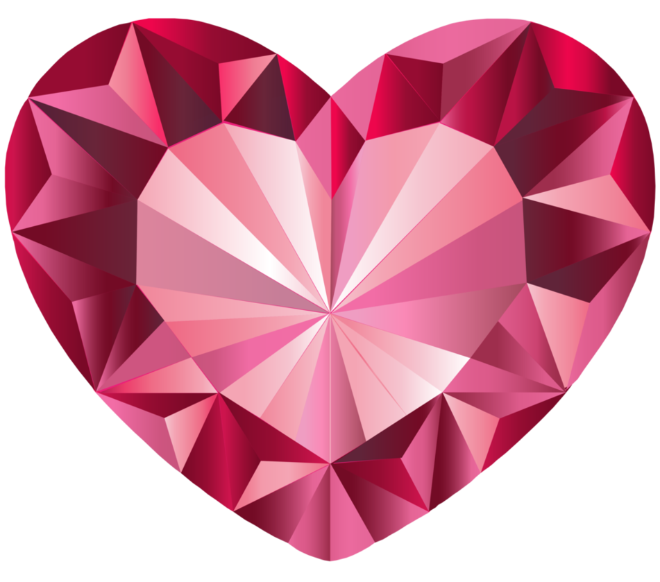 Pink Heart Gemstone Png Hd Free Download