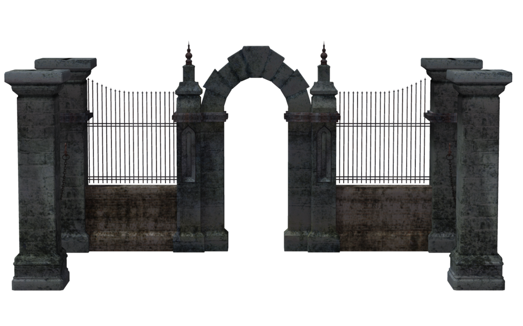 Steel Gate Black Png HD Free Download