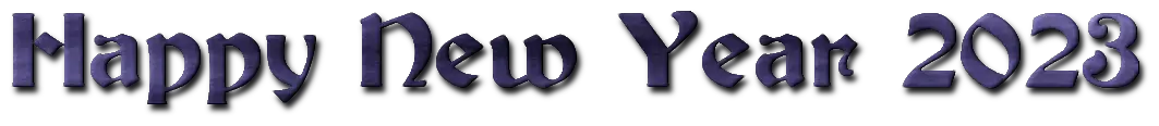 Happy New Year 2023 Text Png HD Free Download
