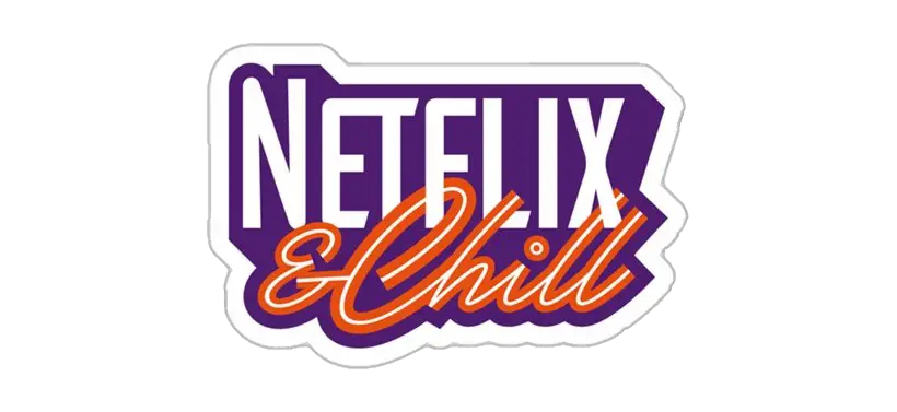 And Chill Netflix Png HD Free Download