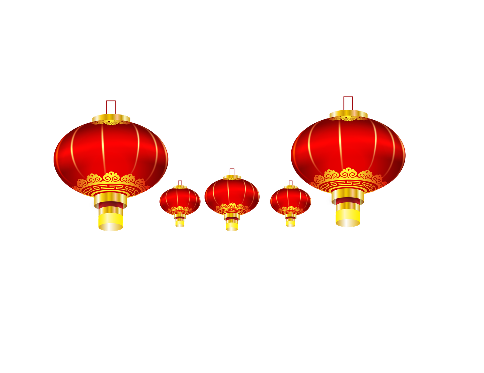 Lantern Pic Chinese Year Png HD Free Download