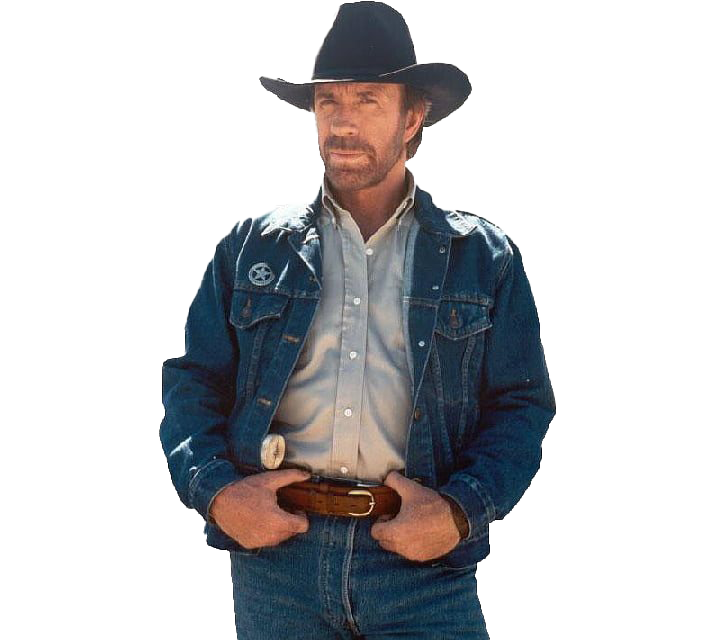 Cowboy Chuck Norris Png HD Free Download