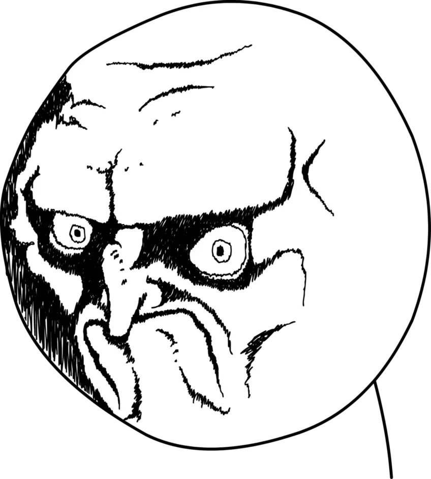 Meme Angry No Face Png HD Free Download