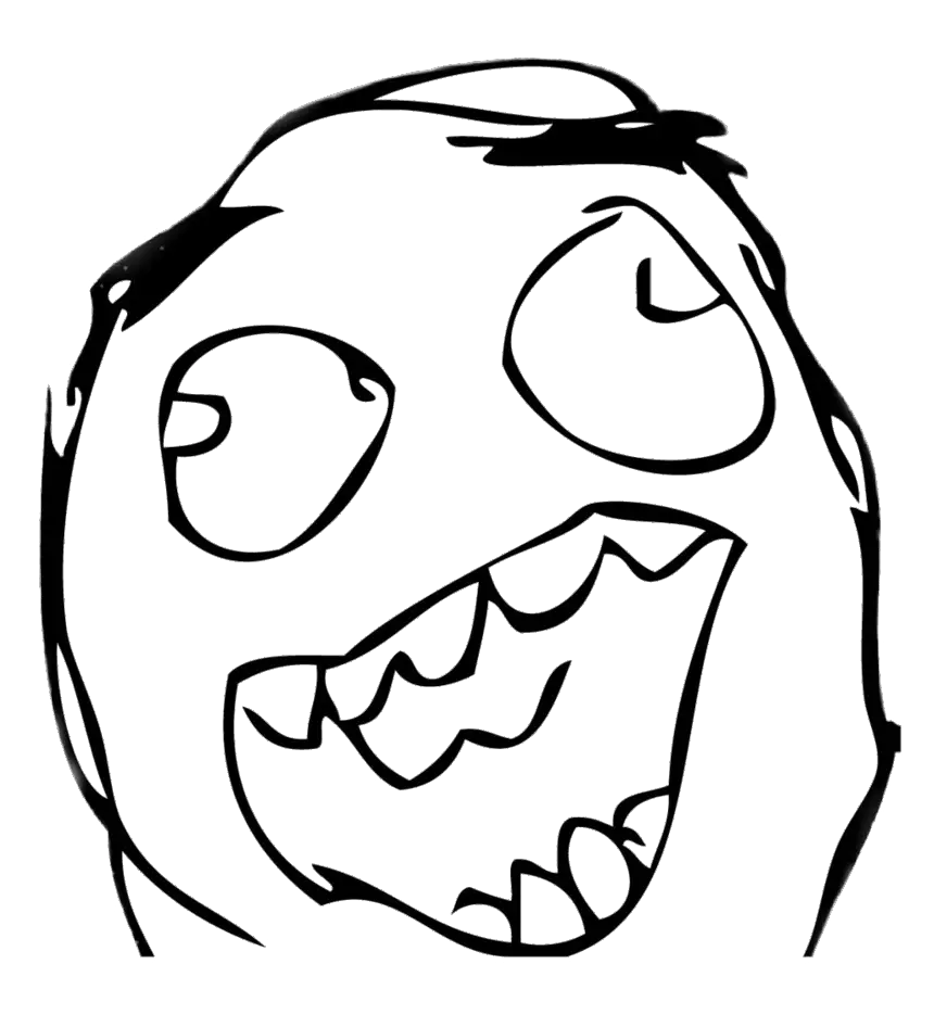Meme Face Derp Png HD Free Download