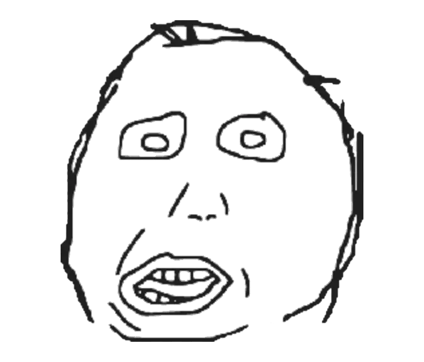 Meme Face Derp Png HD Free Download