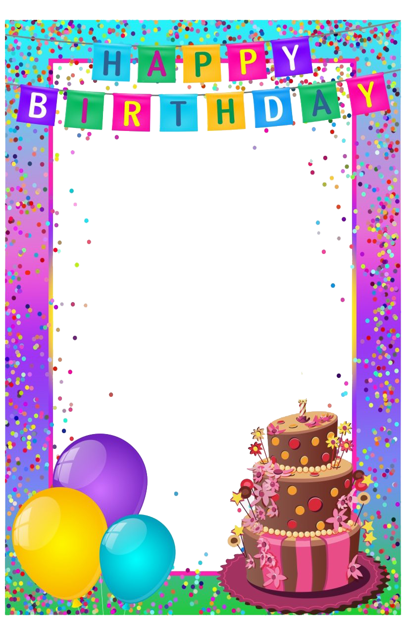 Frame Birthday Png HD Free Download