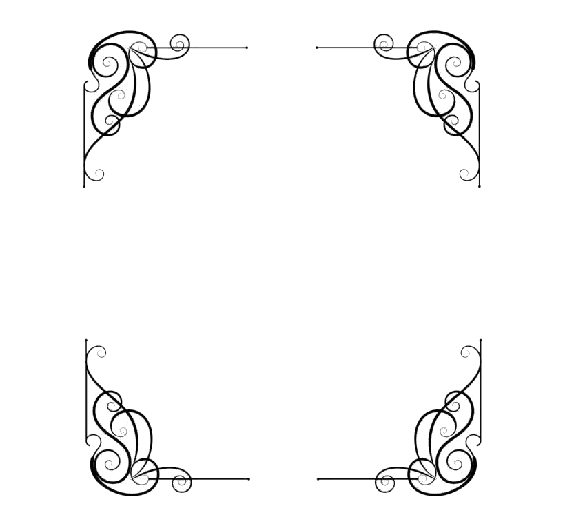 Border Art Black Clipart Png HD Free Download