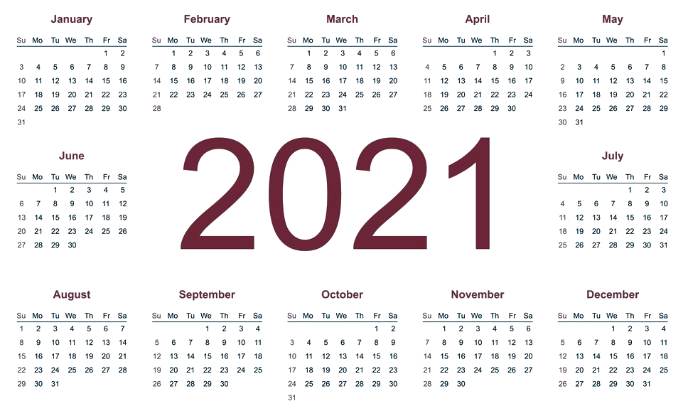 2021 Calendar Background PNG Image  HD Free Download