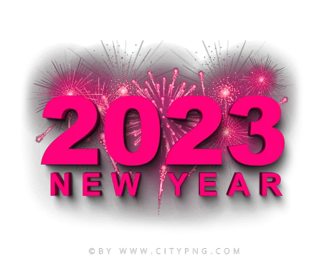 2023 Happy New Year PNG HD Free Download