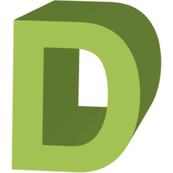 3d D Letter Logo PNG  HD Free Download