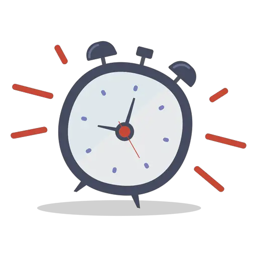 Alarm Clock Ringing Doodle Transparent PNG Svg Vector  HD Free Download