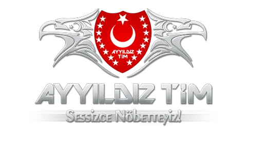 Ay Yıldız Tim Ayyildiz Sessizce Nöbetteyiz Logo  HD Free Download