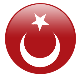 Ay Yıldız Türk Bayrağı Yuvarlak Vektör çizim  HD Free Download