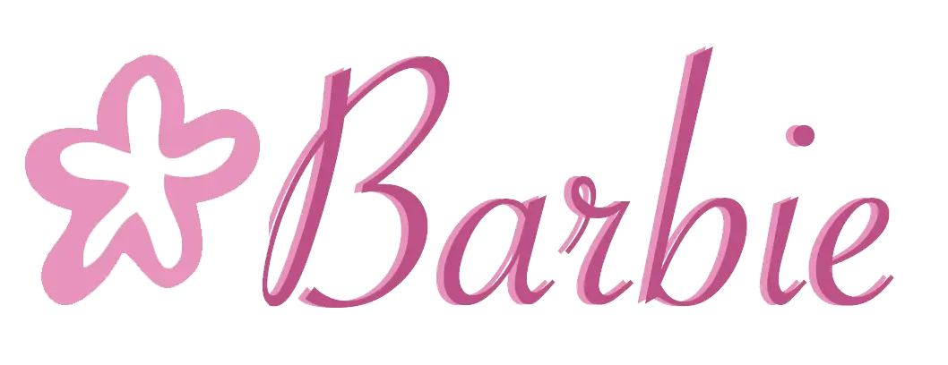 Barbie Florwers PNG Logo HD Free Download