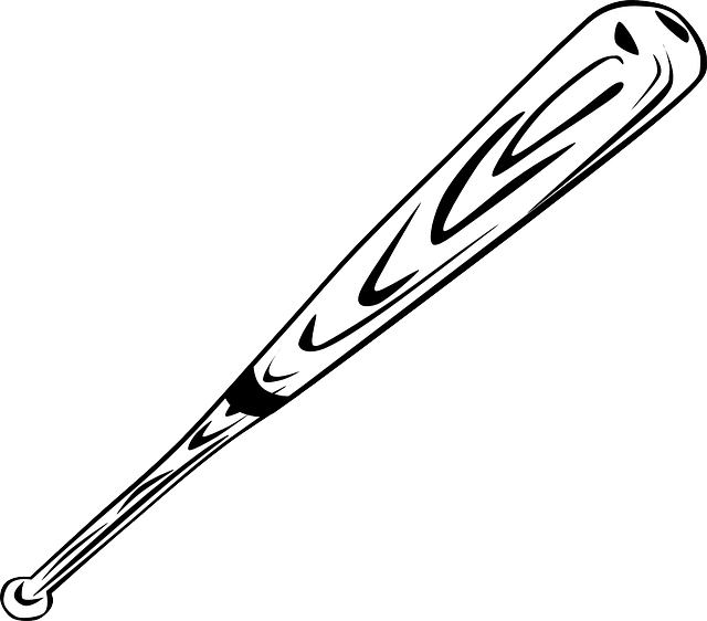 Baseball Bat Swing Vector Graphic   HD Free Download
