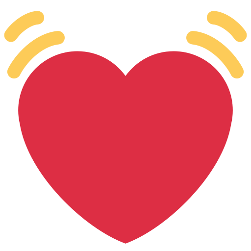 Beating Heart Emoji  HD Free Download