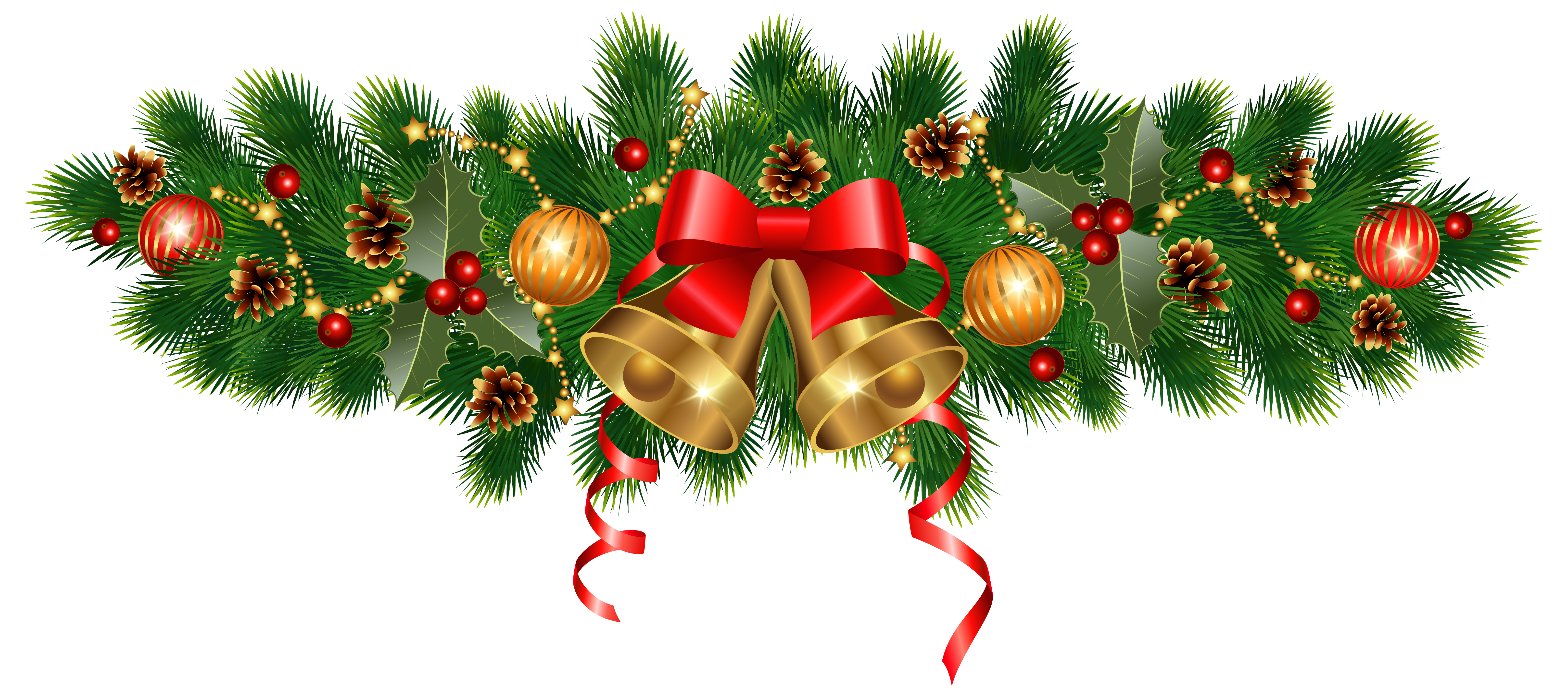 Bell Clipart Christmas Tree Decoration Pencil And  HD Free Download