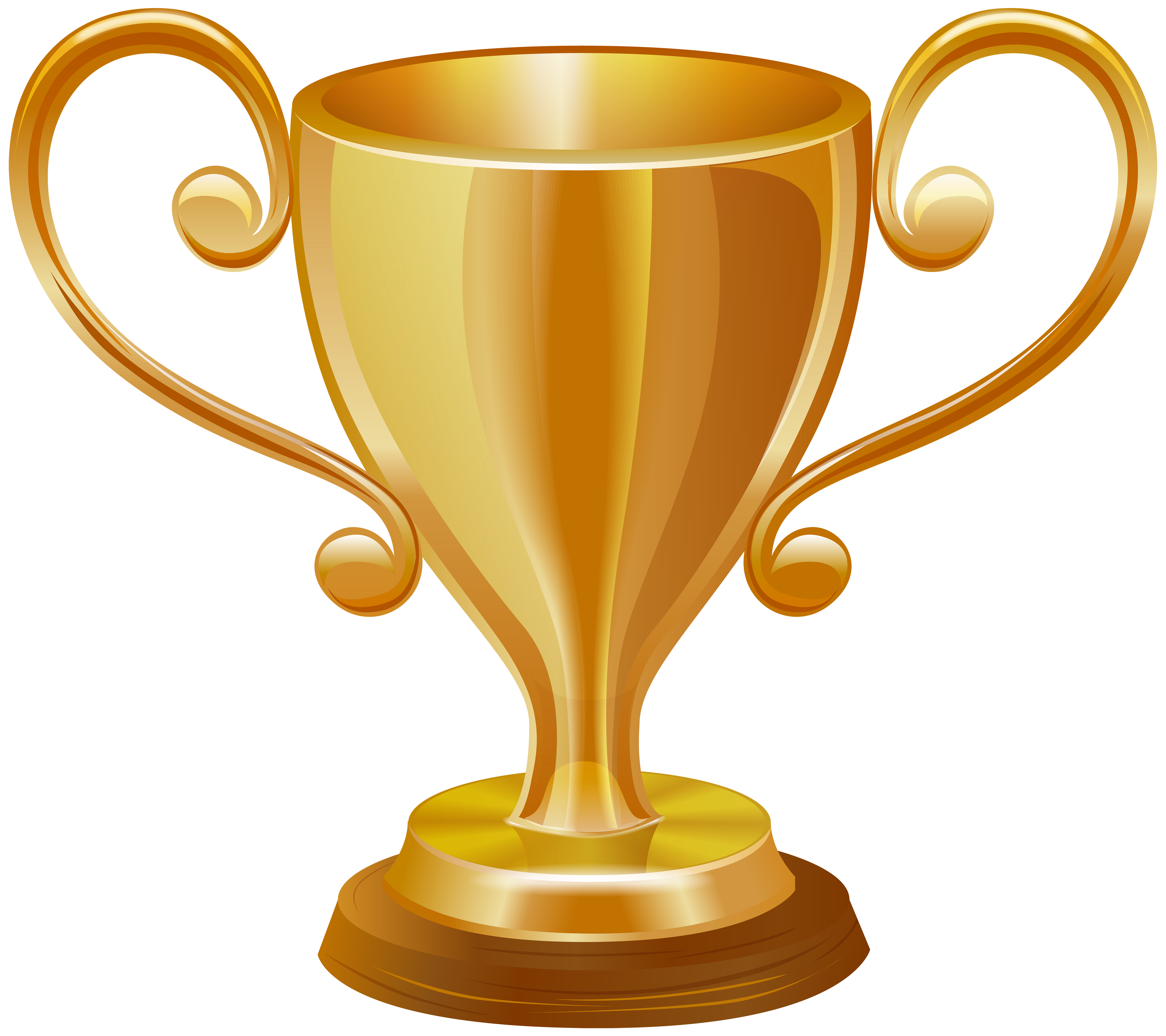 Big Trophy Gold Color PNG  HD Free Download
