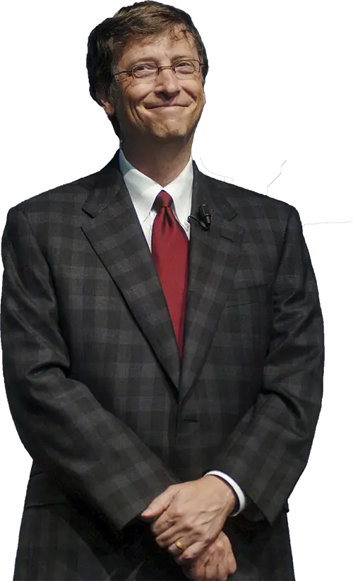 Bill Gates With Suit PNG  HD Free Download
