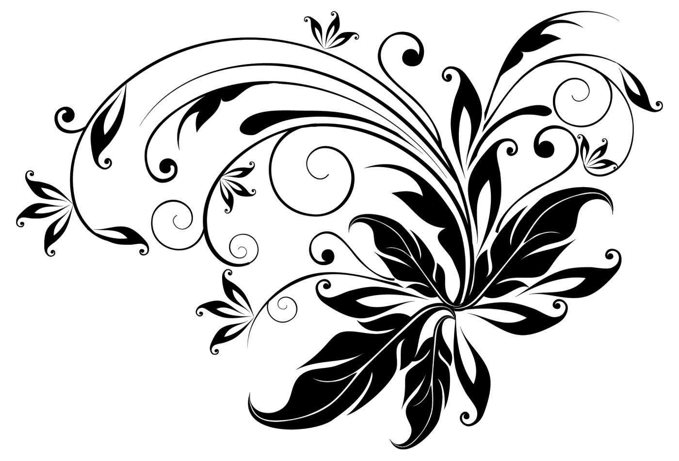 Bingkai Bunga Gambar Bunga Floral Pattern Transparent Fauzi Blog  HD Free Download