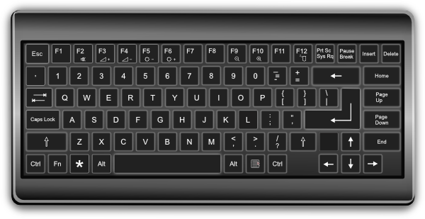 Black Keyboard Clip Art Clkerm Vector Clip Art  HD Free Download