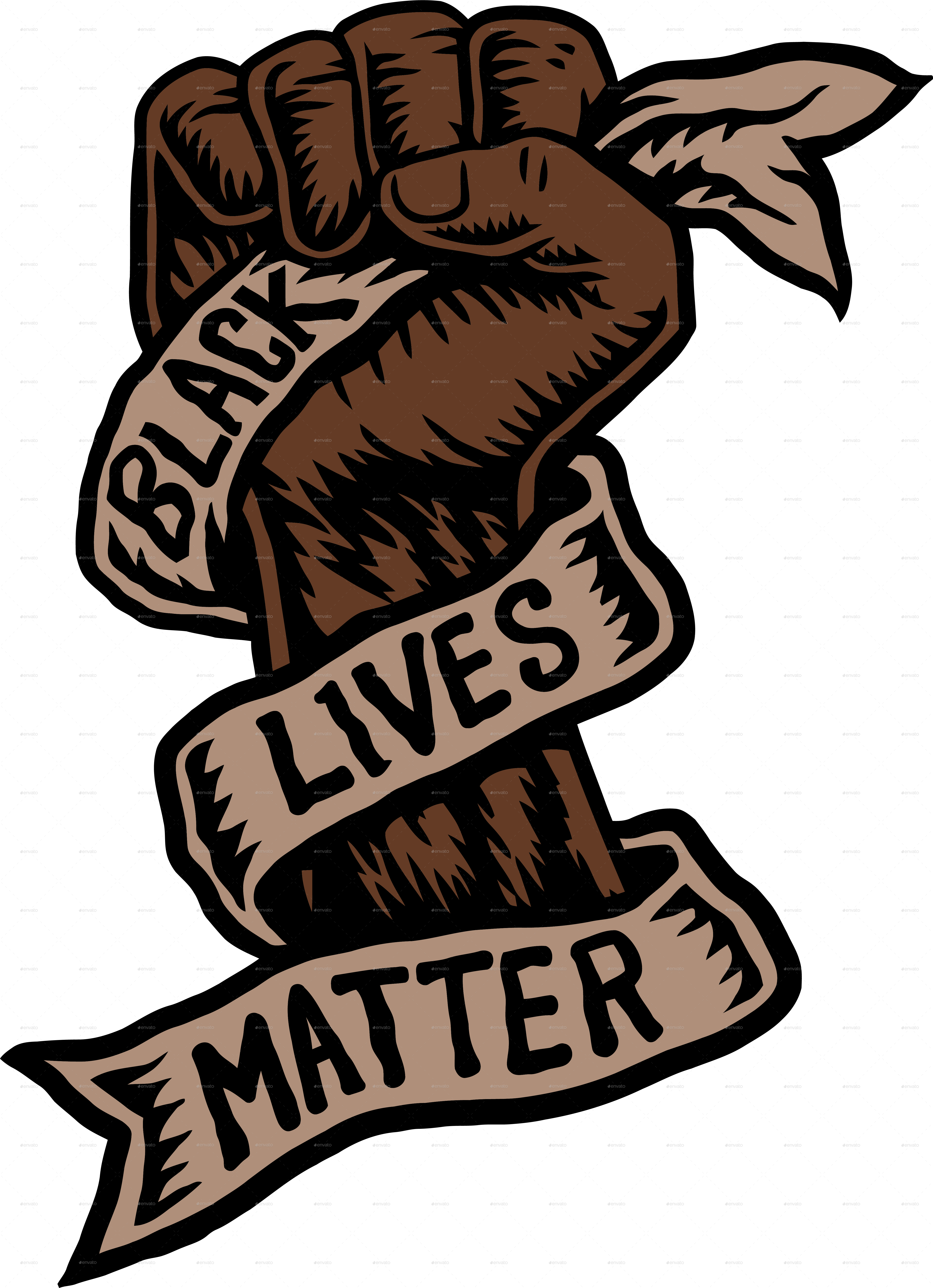 Black Lives Matter Brand Logo In Hand By Amillustrated  HD Free Download