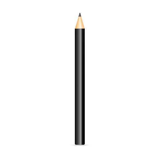 Black Pencil Icon Cosmetic Iconset Dooffy  HD Free Download