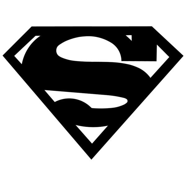Black Superman PNG Logo Vector  HD Free Download