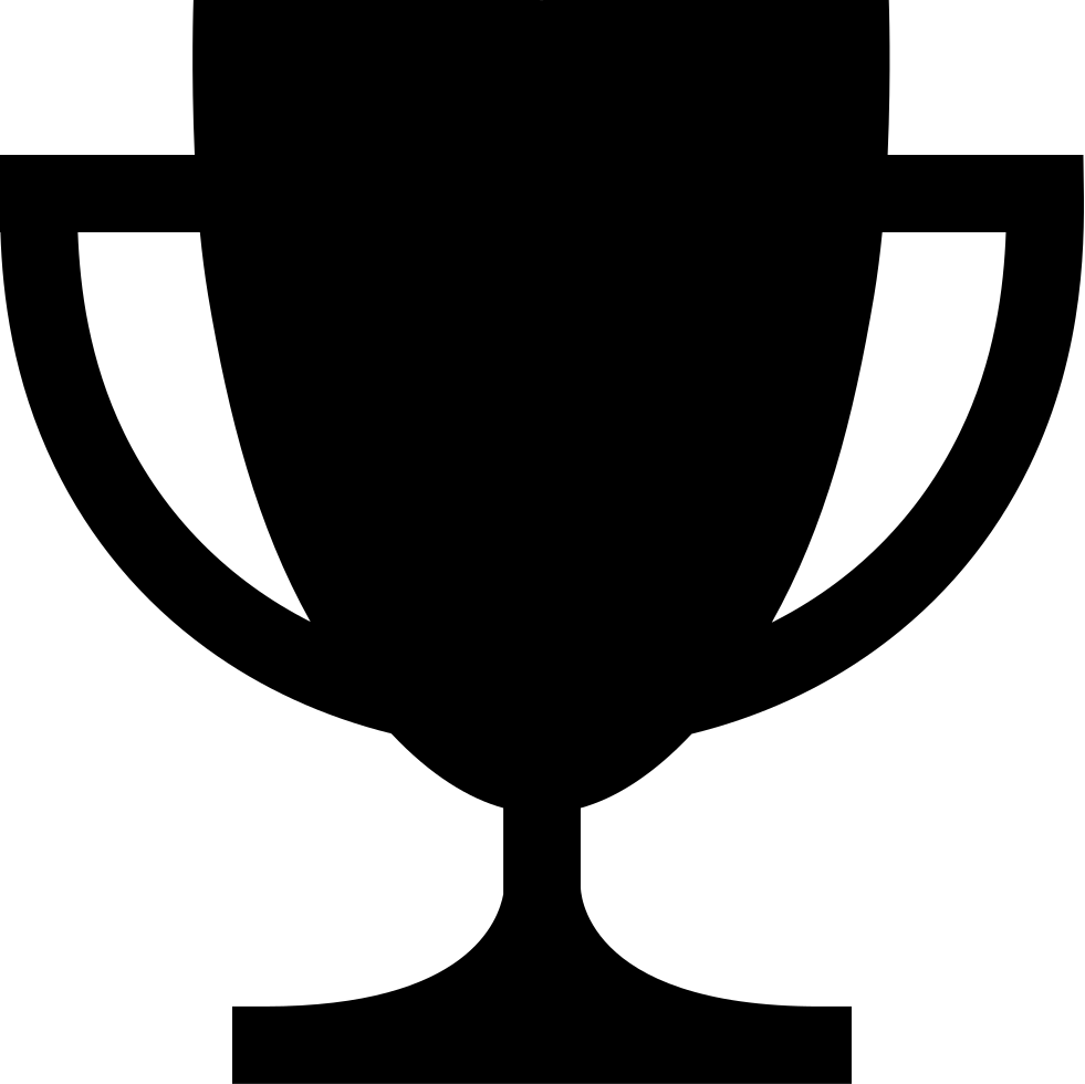 Black Trophy Icon  HD Free Download