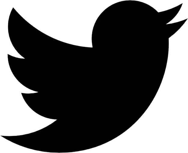 Black Twitter Logo PNG  HD Free Download