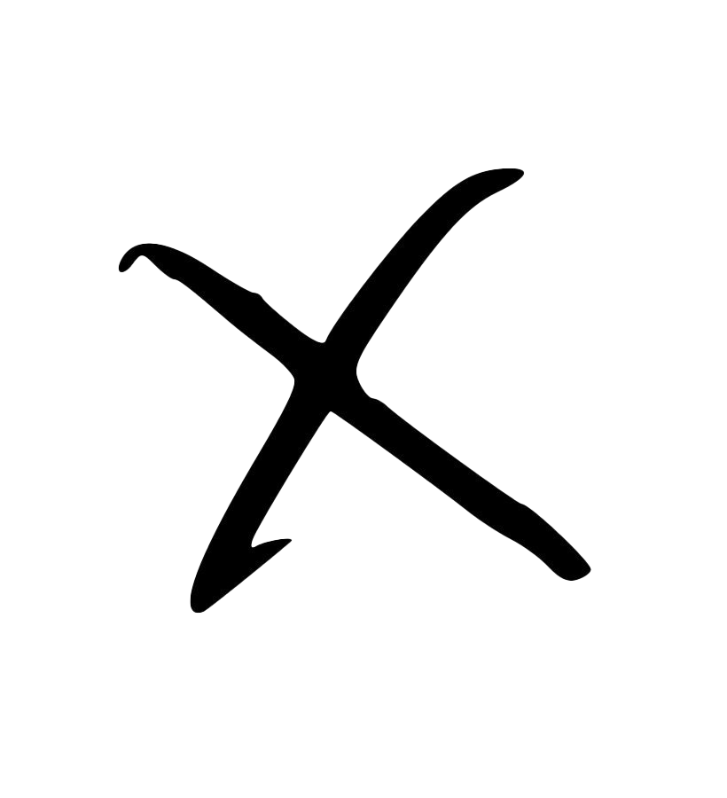 Black X Mark PNG Image  HD Free Download