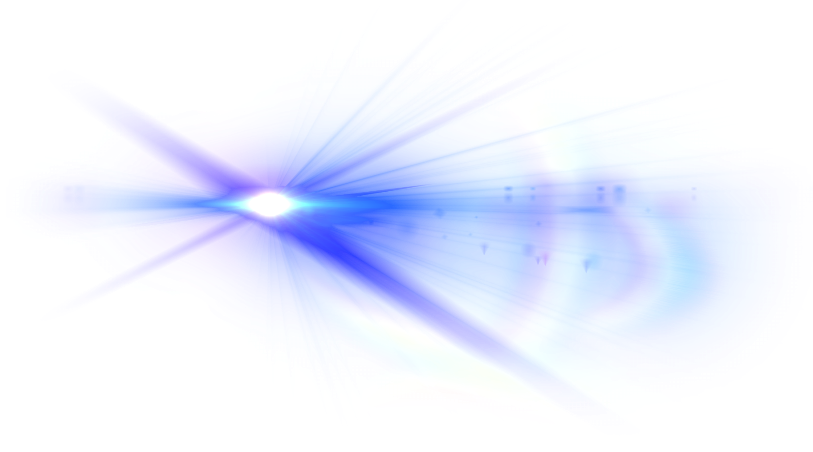 Blue Light Lens Flare PNG  HD Free Download