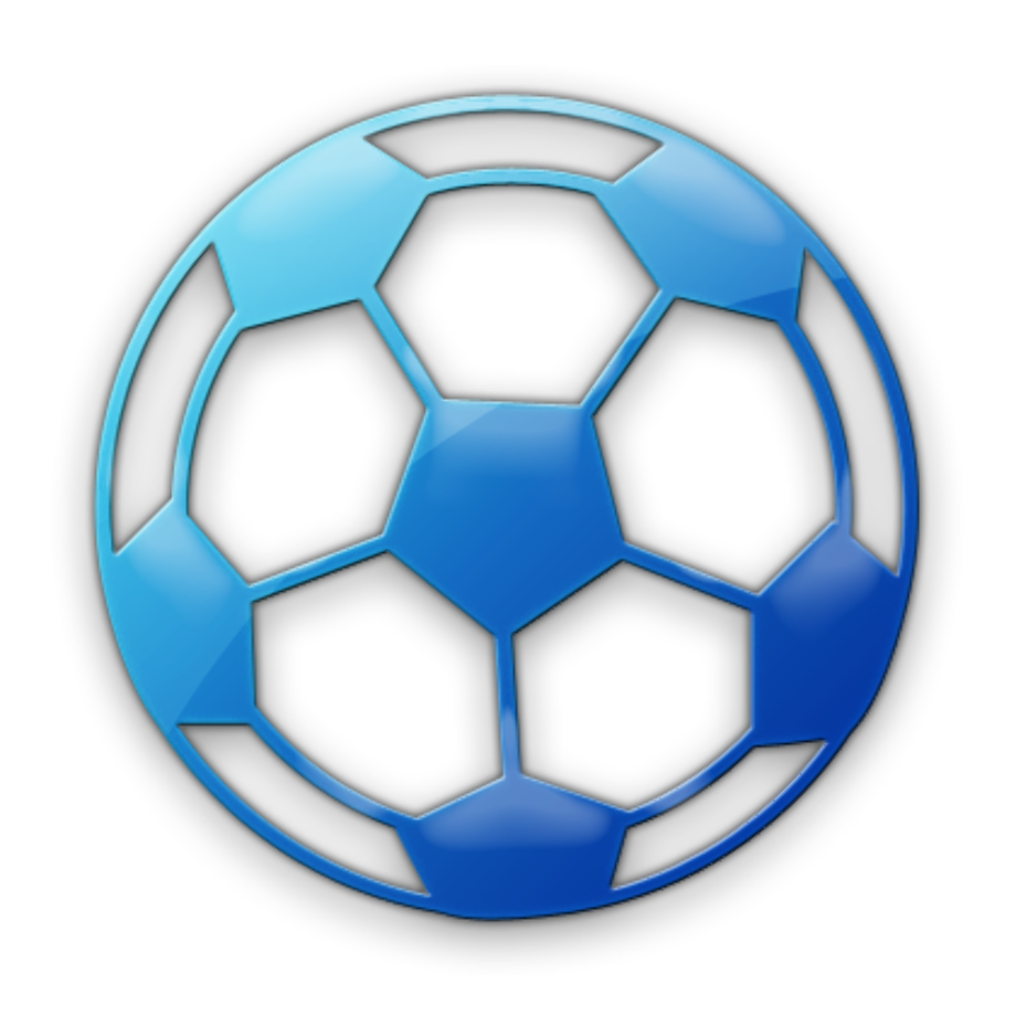 Blue Soccer Ball Logo Transparent Clipart Image  HD Free Download