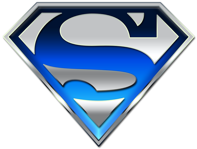 Blue Superman Logo PNG  HD Free Download